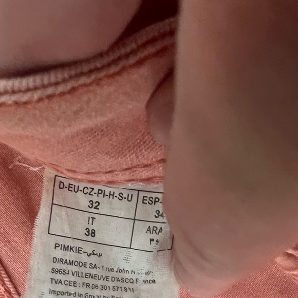 Pimkie Salmon Color Denim Size Small (EU 32) - Picture 4 of 12